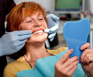 Adjusting to your new dentures doesn’t take long and is well worth the wait