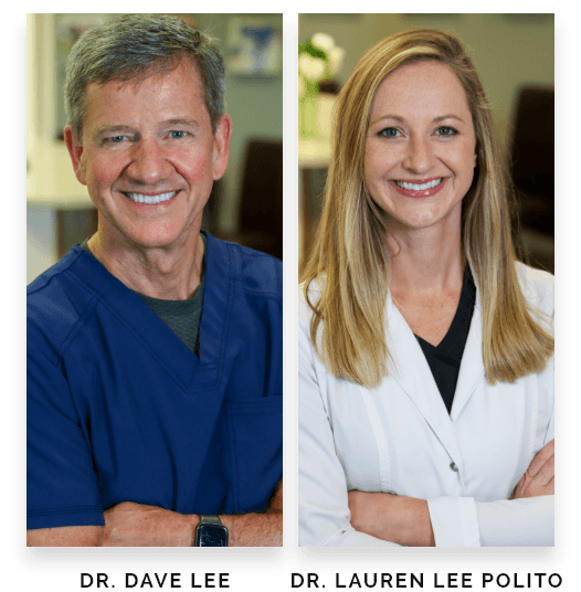 Doctor Dave Lee and Doctor Lauren Lee Polito smiling
