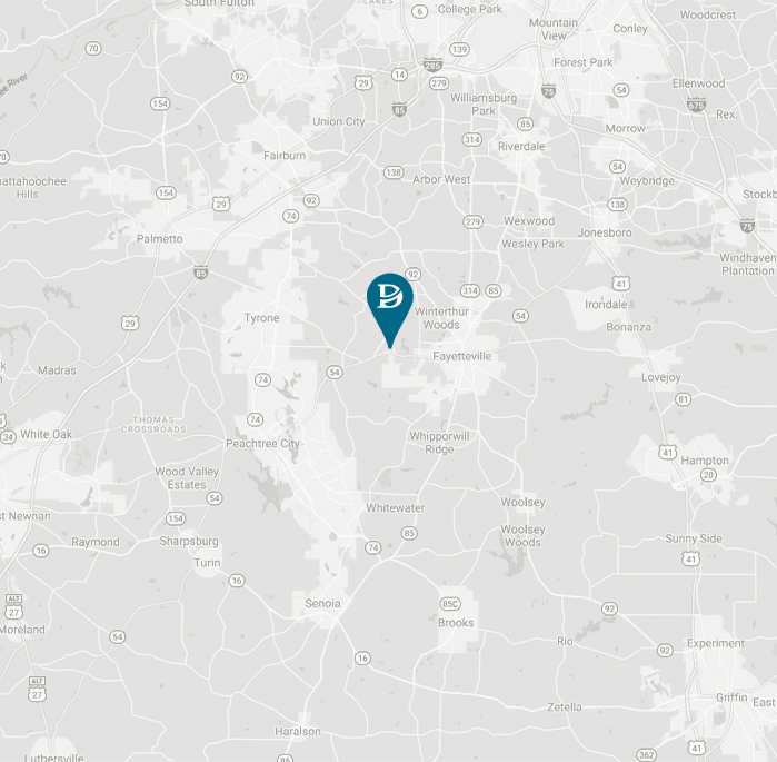 Map showing location of Sparkling Smiles Fayetteville
