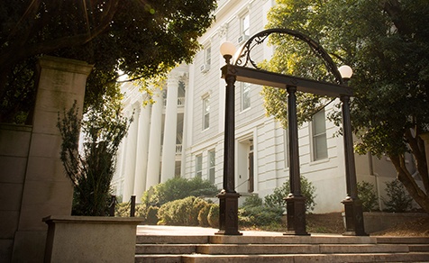 Outside view of dental school building