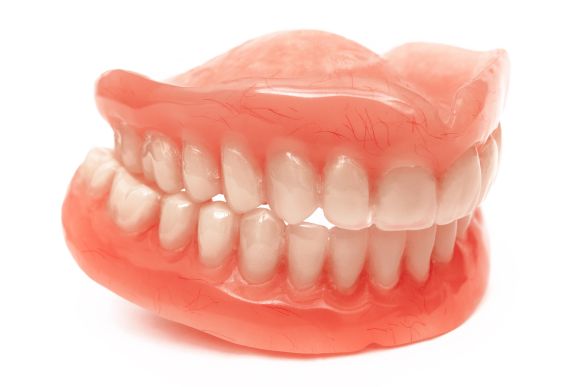 A pair of dentures